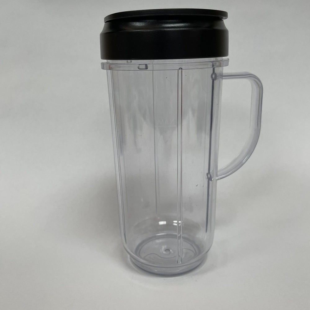 Magic Bullet‎ Oversized Mugs Cups with Black top Lids Replacement Add-on